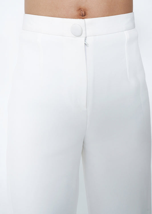 Pure White Classic Pants