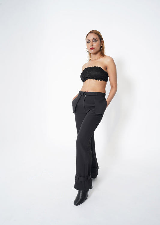 Designer Black Pants For Women