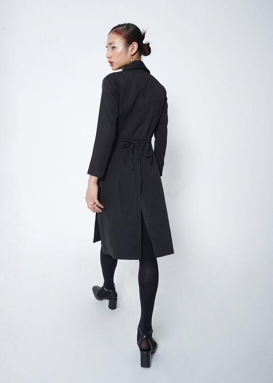 The Imperial Black Trench Dress